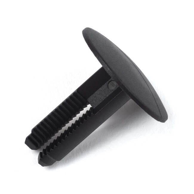 .75" Diameter Black Nylon Ratcheting Action Rivet for 13/4" Panel Thickness