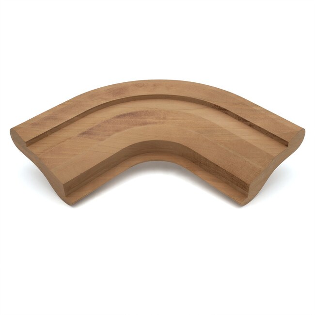 1-3/8in H x 5.5in Outside Radius x 5in W | Unfinished Radius Corner | RC-300 Series