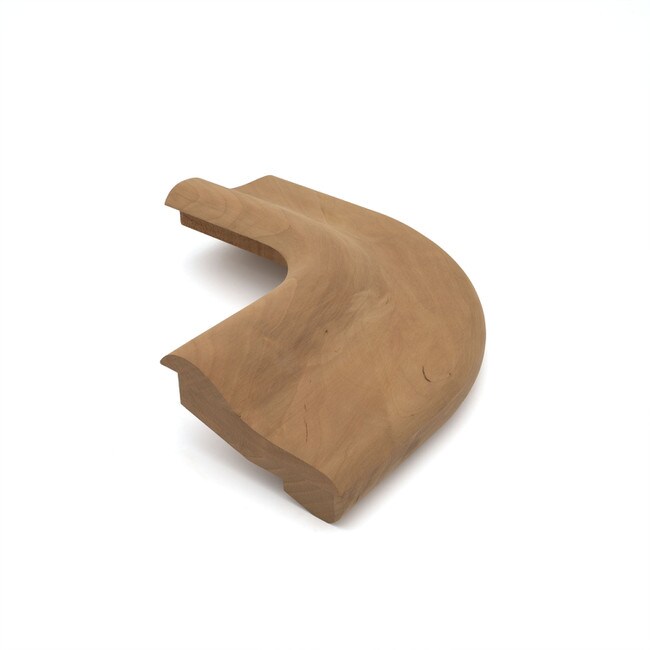 1-3/8in H x 5.5in Outside Radius x 5in W | Unfinished Radius Corner | RC-300 Series