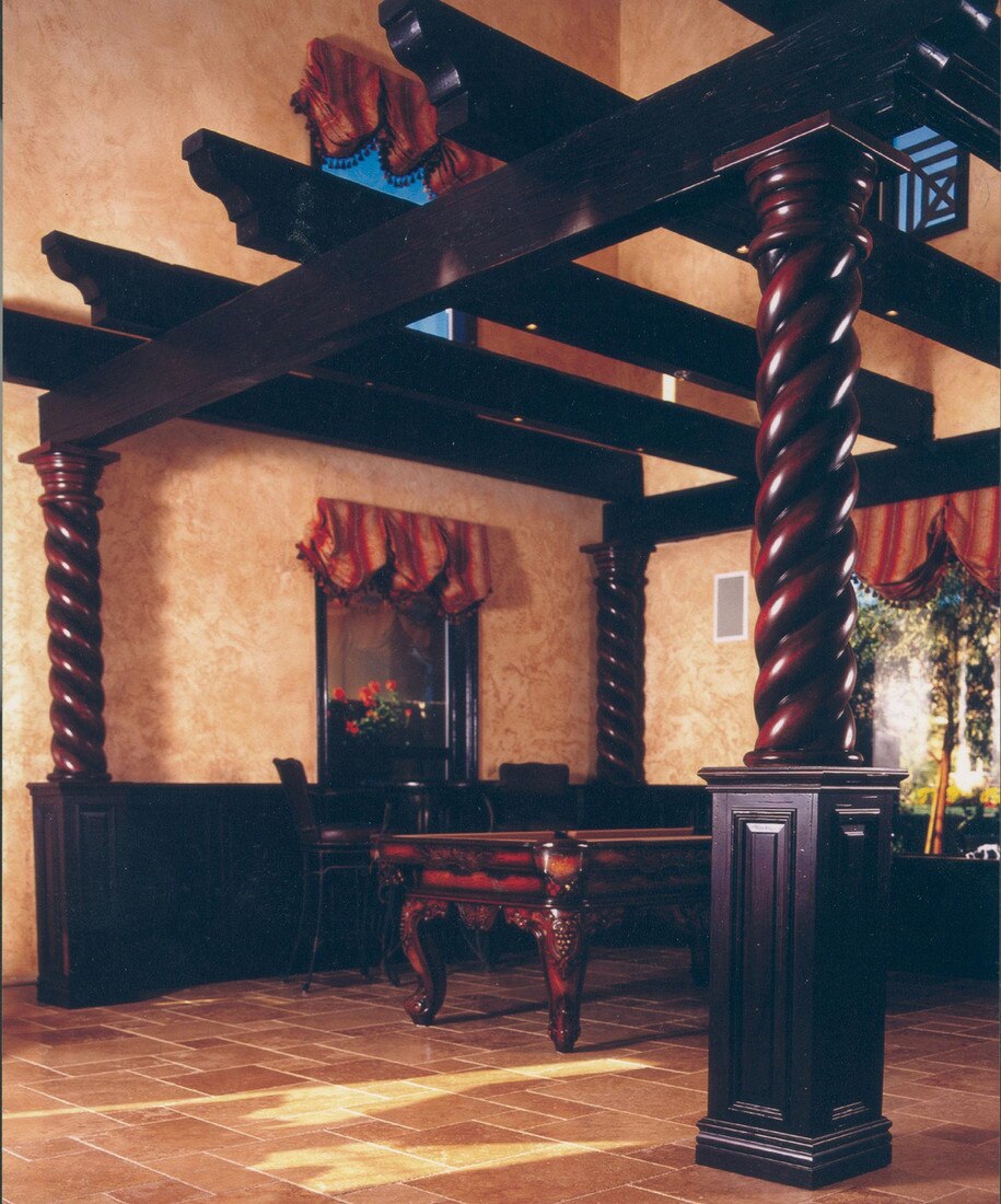 Hardwood Structural Rope Column