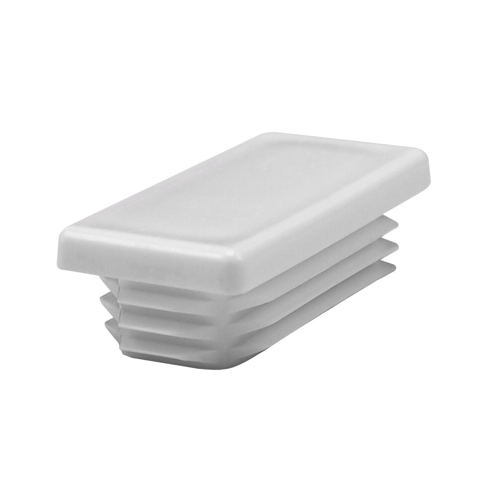 Towel ring plastic top end caps