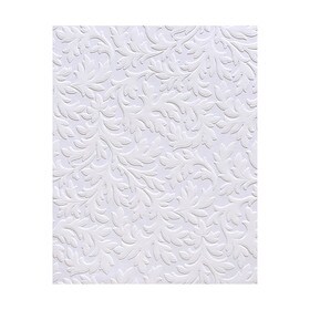 20-1/2" High High Leaf Tile Anaglypta Luxury Vinyl Wallpaper 33' Long Roll