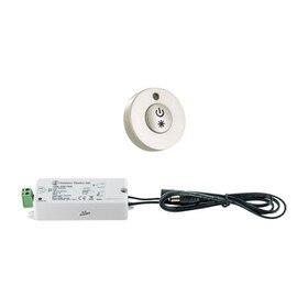 RF Button Style LED Dimmer Switch with Receiver 12V/24V for Standard White Lights