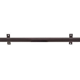 8' Long Satin Nickel Powder Coated Steel Track for Rolling Ladder