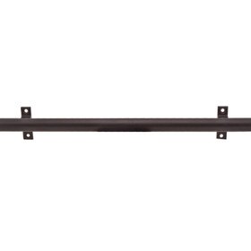 8' Long Satin Nickel Powder Coated Steel Track for Rolling Ladder