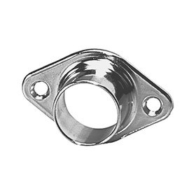 Chrome Plated Wall Mount Flange for 1" Outside Diameter Tube