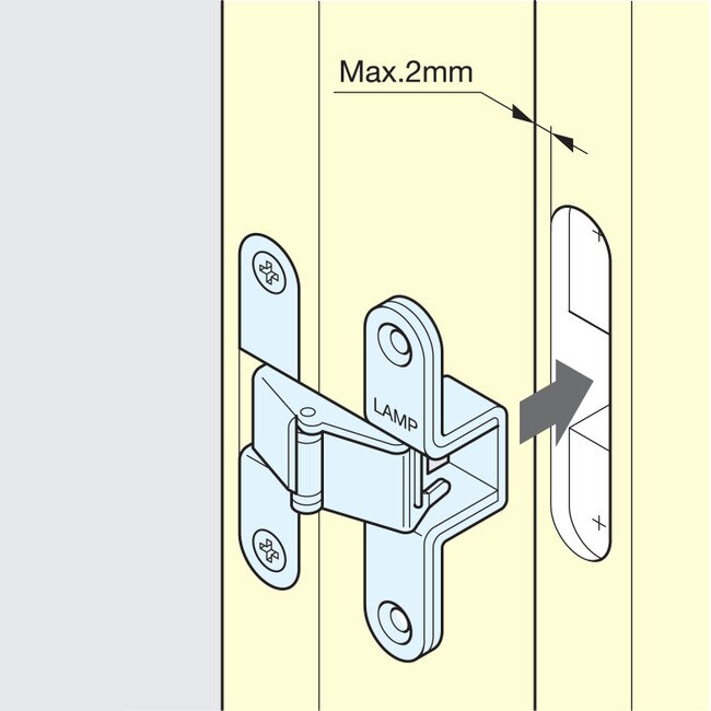 Stainless Steel Concealed Hinge
