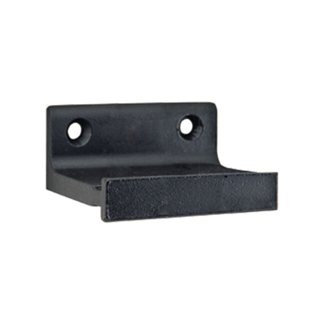 Matte Black Horizontal Roll Glide Type Support Bracket for Rolling Ladder