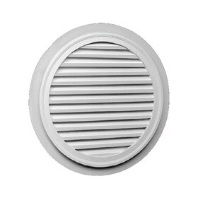 32" Diameter Round Louver with Flat Trim