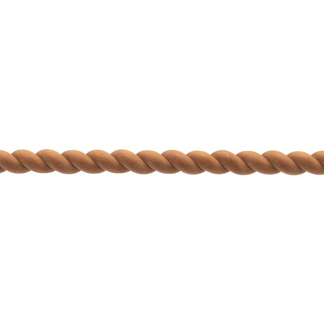 1in W | Premium Half Round Accent Rope Moulding | 8ft Length