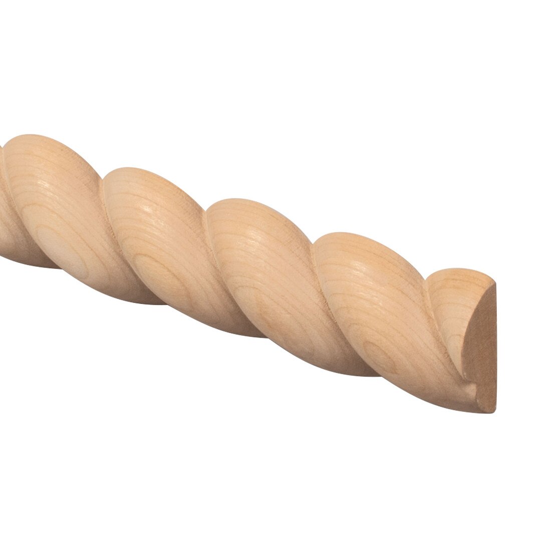 1-1/2in W | Premium Half Round Accent Rope Moulding | 8ft Length