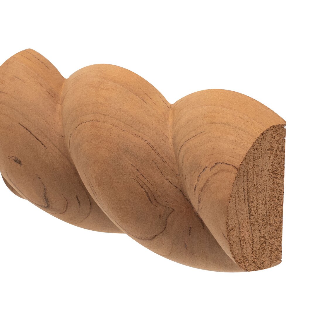 2-1/2in W | Premium Half Round Accent Rope Moulding | 8ft Length