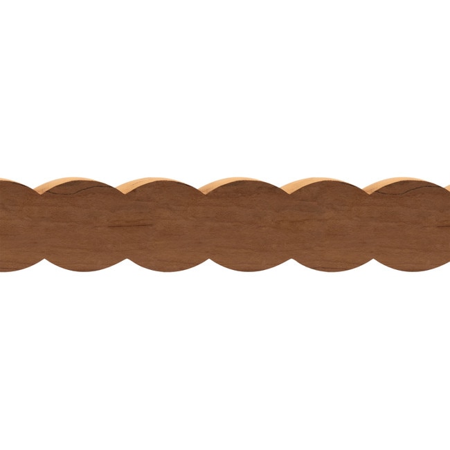 2-1/2in W | Premium Half Round Accent Rope Moulding | 8ft Length