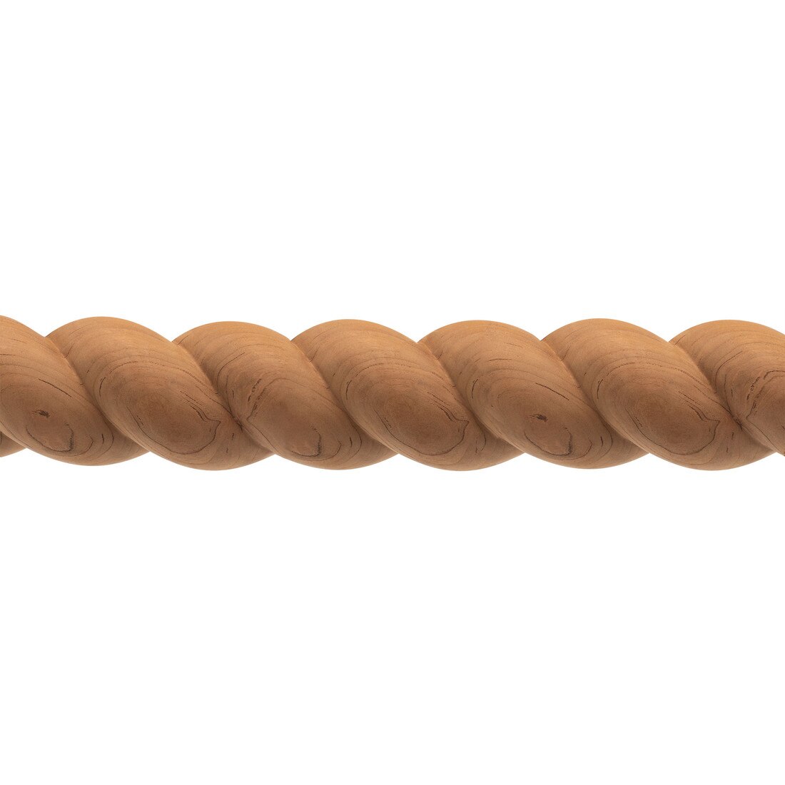2-1/2in W | Premium Half Round Accent Rope Moulding | 8ft Length