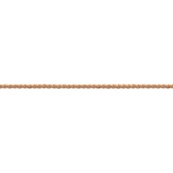 3/8in W | Premium Half Round Accent Rope Moulding | 8ft Length