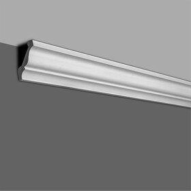 3-1/2in Face x 3in H x 2in Proj | Primed White High Density Polystyrene | Crown Moulding