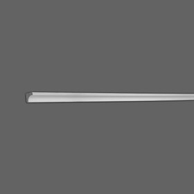 3/4in H x 3/4in Proj | Primed White High Impact Polystyrene | Crown/Scotia Moulding