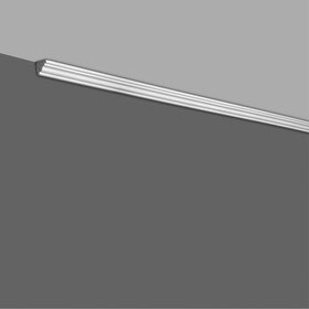 5/8in Face x 5/8in H x 5/8in Proj | Primed White High Density Polystyrene | Crown Moulding