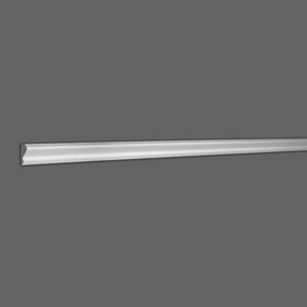 1-1/8in H x 7/16in Proj | Primed White High Impact Polystyrene Panel Moulding