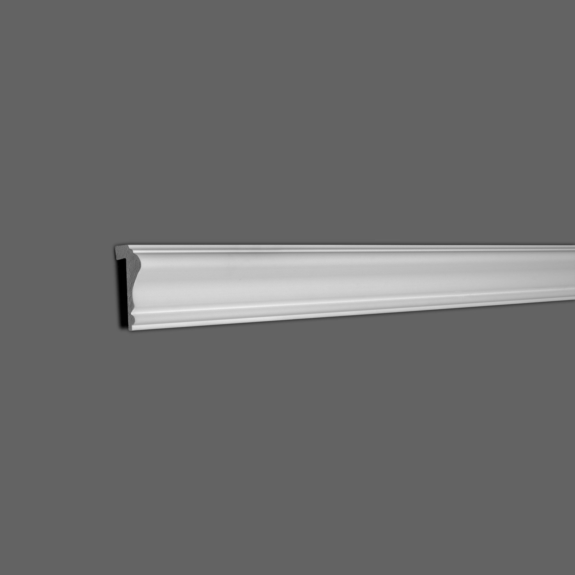 Outwater 2-5/8″x1″x96″ Primed White Cap and Backband Moulding