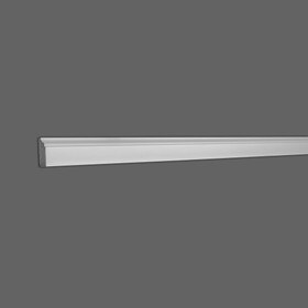 1-5/8in H x 9/16in Proj | Primed White High Impact Polystyrene | Casing Moulding