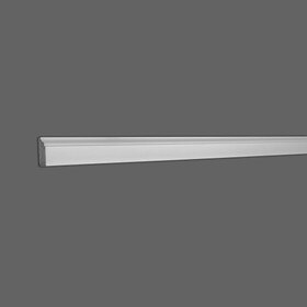 1-5/8in H x 9/16in Proj | Primed White High Impact Polystyrene | Casing Moulding
