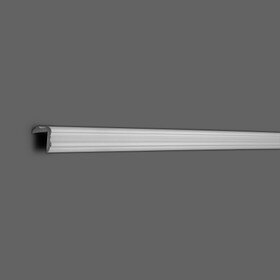 1-1/2in H x 1-1/2in Proj | Primed White High Impact Polystyrene | 90° Angle Moulding