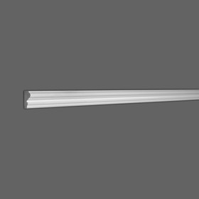 1-5/8in H x 1/2in Proj | Primed White High Impact Polystyrene Panel Moulding