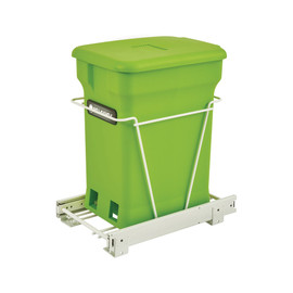 Rev-A-Shelf | 35 Qrt | Pull-Out Waste Container With Lid