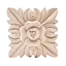 Hand Carved | Solid North American | Rosette Applique | RWC01 Series
