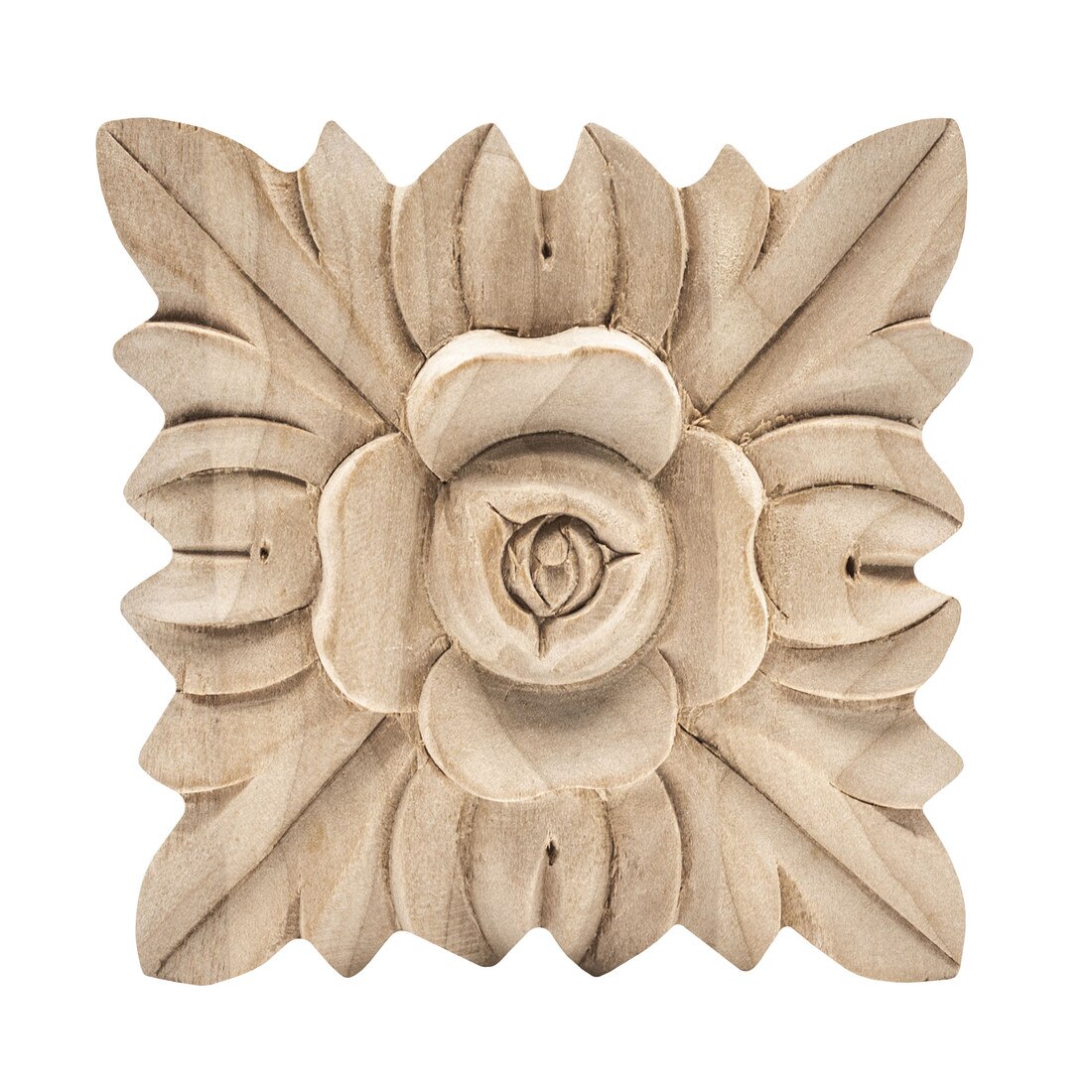 Hand Carved | Solid North American | Rosette Applique | RWC01 Series
