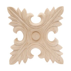 Hand Carved | Solid North American | Rosette Applique | RWC011 Series
