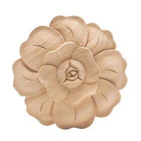 Hand Carved | Solid North American | Rosette Applique | RWC02 Series