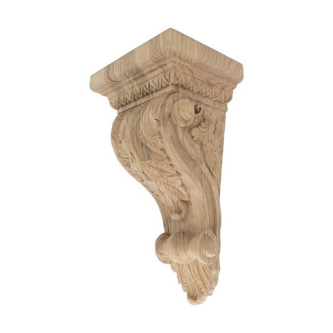Hand Carved Unfinished | Solid North American Hardwood Corbel | RWC03 Series