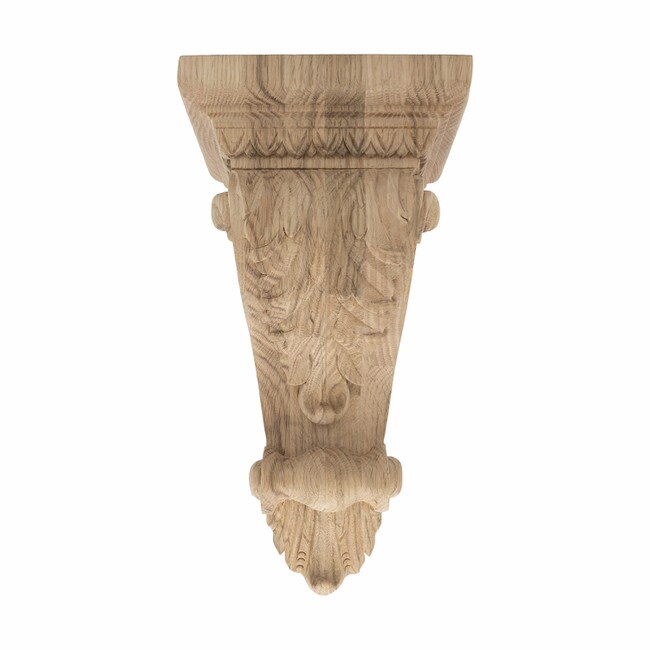 Hand Carved Unfinished | Solid North American Hardwood Corbel | RWC03 Series