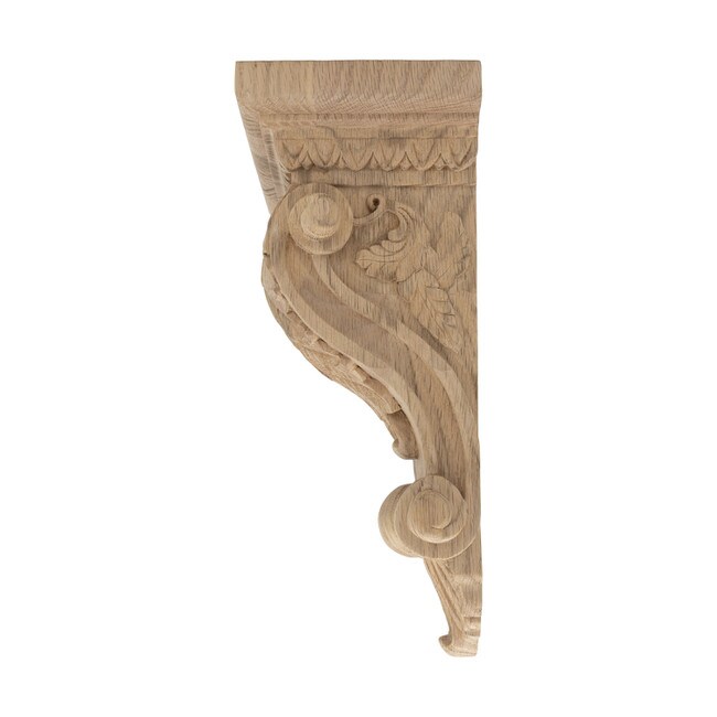 Hand Carved Unfinished | Solid North American Hardwood Corbel | RWC03 Series
