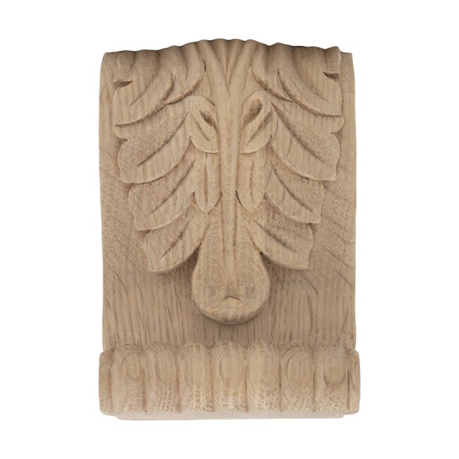 Hand Carved Unfinished | Solid North American Hardwood Corbel | RWC06 Series