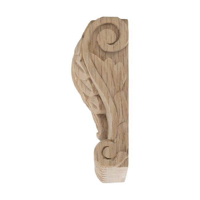 Hand Carved Unfinished | Solid North American Hardwood Corbel | RWC06 Series
