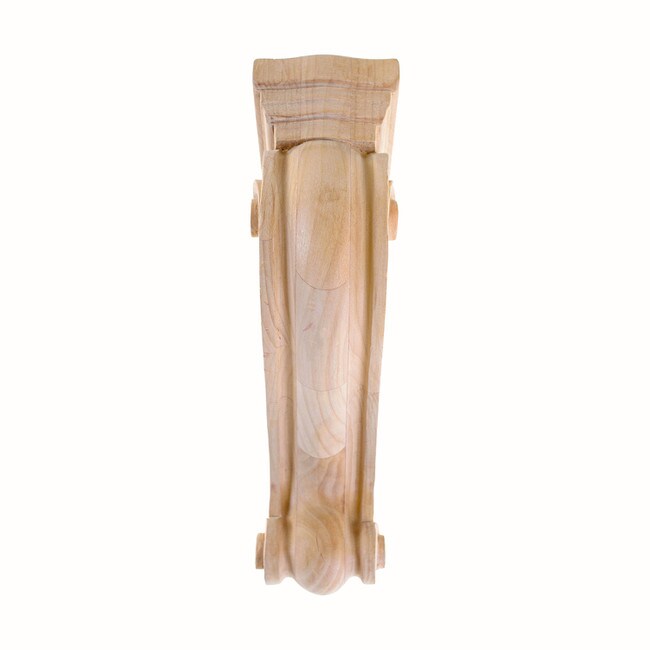 Hand Carved Unfinished | Solid North American Hardwood Corbel | RWC301 Series