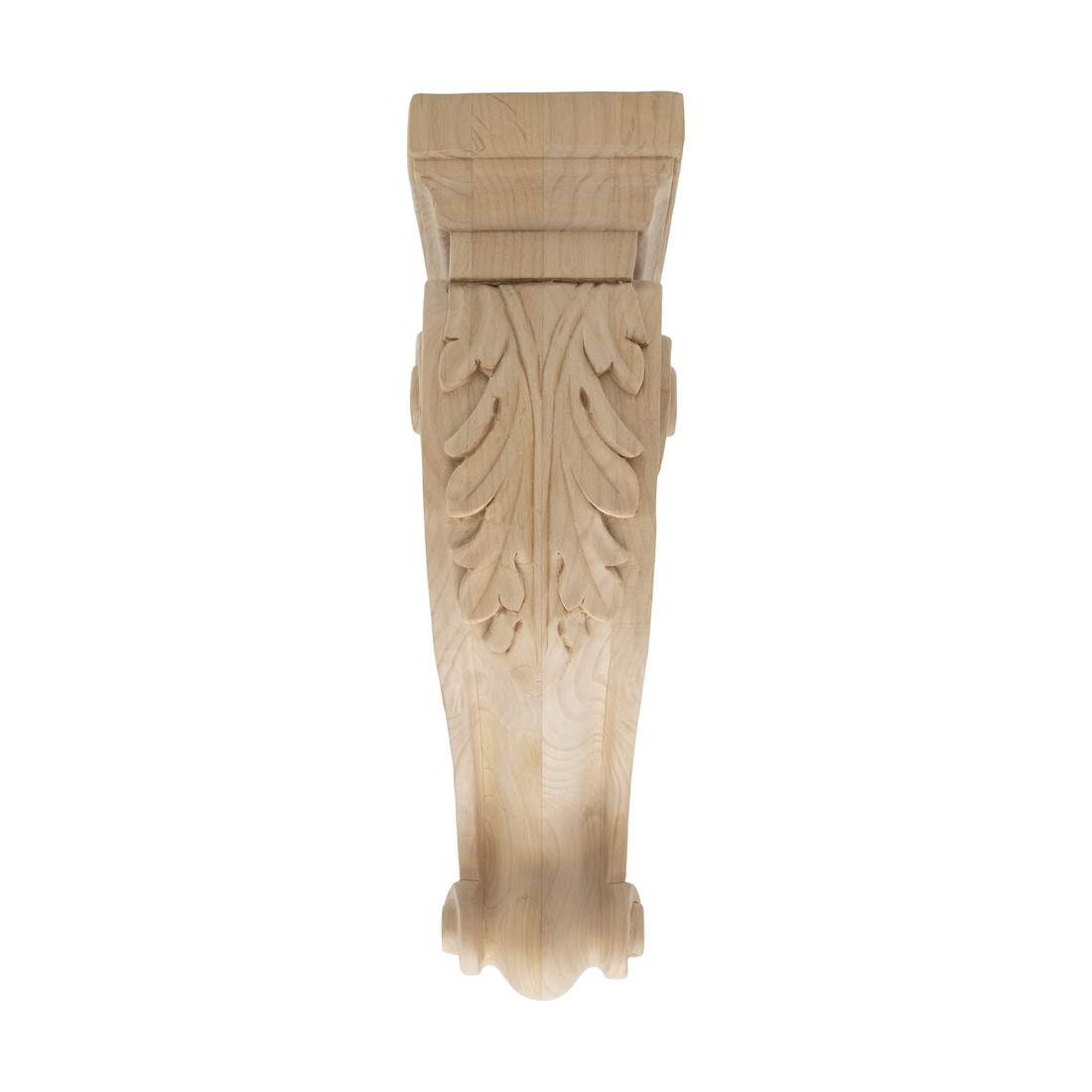 Hand Carved Unfinished | Solid North American Hardwood Corbel | RWC304 Series