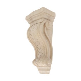 Hand Carved Unfinished | Solid North American Hardwood Corbel | RWC310 Series