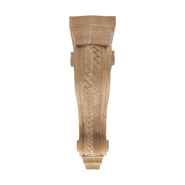 Hand Carved Unfinished | Solid North American Hardwood Corbel | RWC316 Series