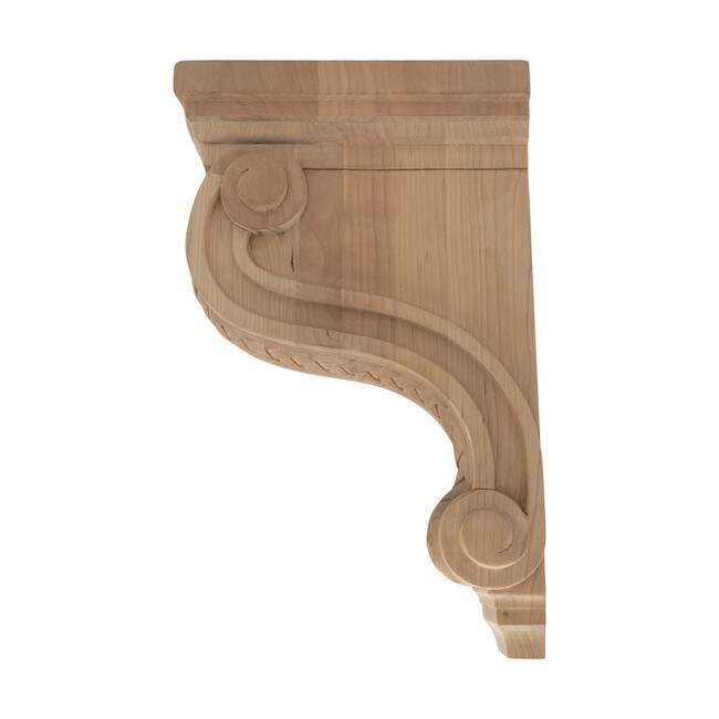 Hand Carved Unfinished | Solid North American Hardwood Corbel | RWC316 Series