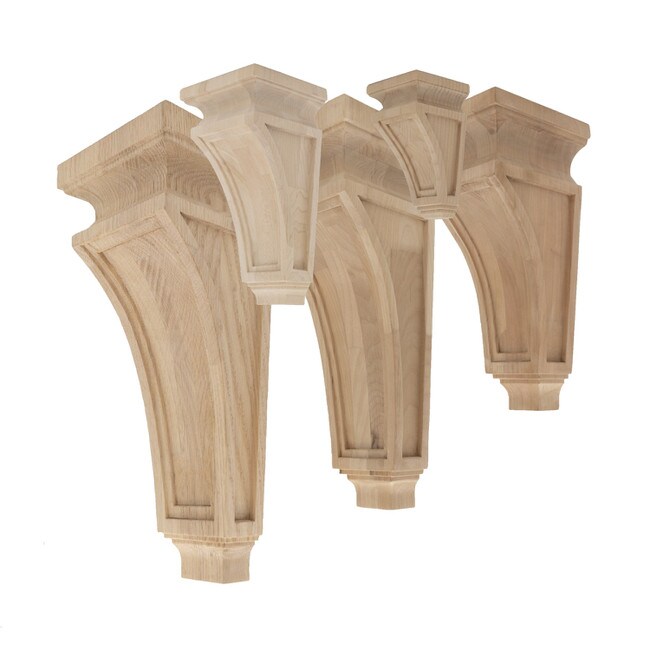 Unfinished | Solid North American Hardwood Corbel | RWC318 Series