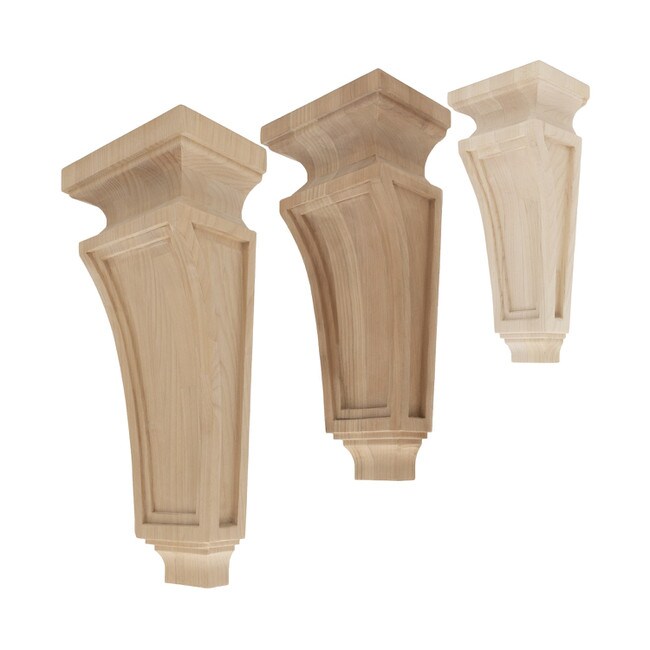 Unfinished | Solid North American Hardwood Corbel | RWC319 Series