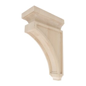 Unfinished | Solid North American Hardwood Corbel | RWC320 Series