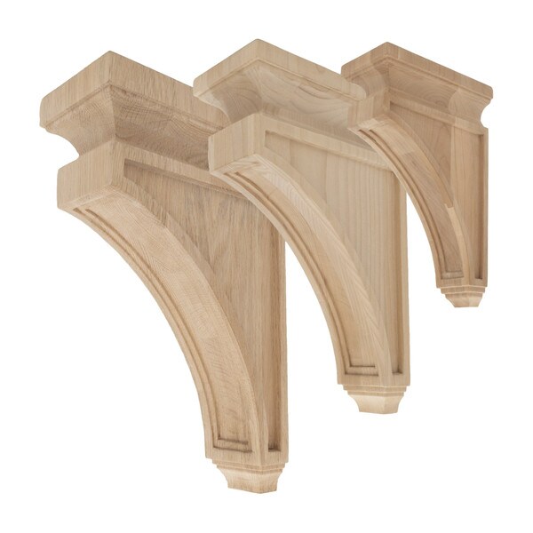 Unfinished | Solid North American Hardwood Corbel | RWC320 Series