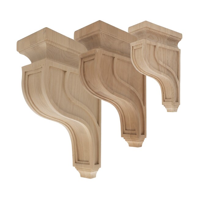 Unfinished | Solid North American Hardwood Corbel | RWC322 Series