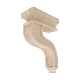 Unfinished | Solid North American Hardwood Corbel | RWC325 Series