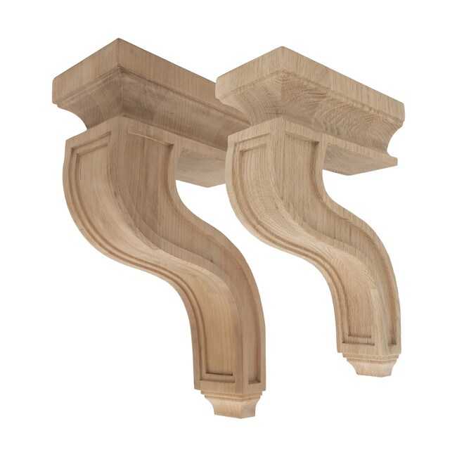 Unfinished | Solid North American Hardwood Corbel | RWC325 Series